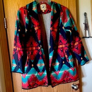 Aztec Patterned Women's Blazer